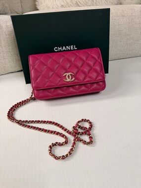 Chanel Classic WOC Wallet on Chain